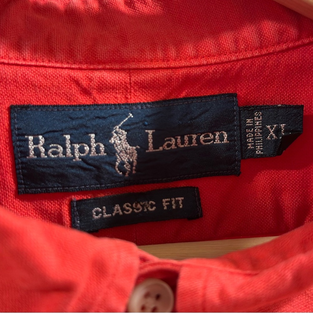 Polo Ralph Lauren Vintage Men's Long Sleeve Button-Down Shirt - Picture 2 of 5